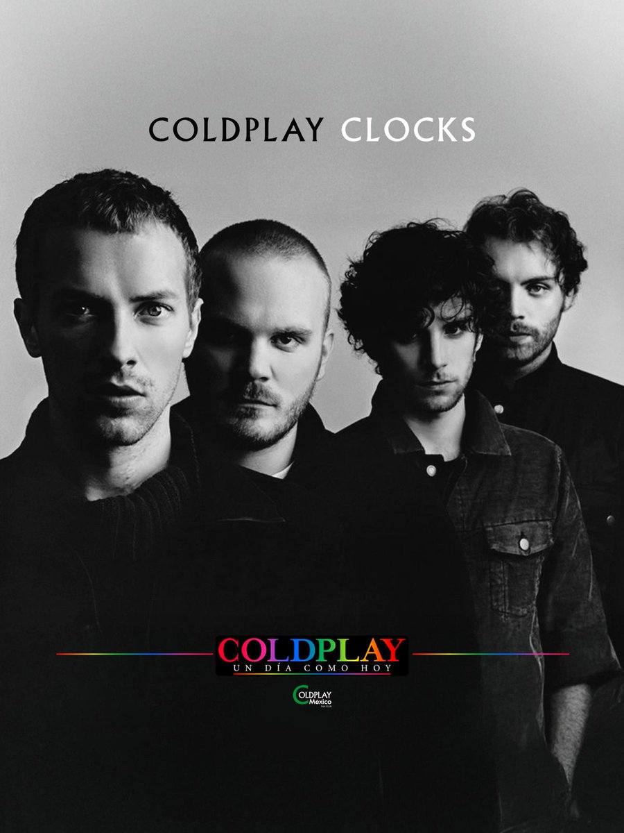 coldplaymexico's tweet image. El 2 de abril de 2003 "Clocks" se lanza como tercer sencillo de la era "A Rush Of Blood To The Head".

Inicialmente el tema no era del agrado de Will pero al final se convirtió en uno de sus mayores éxitos. 

#Coldplay #clocks @coldplay @debswild