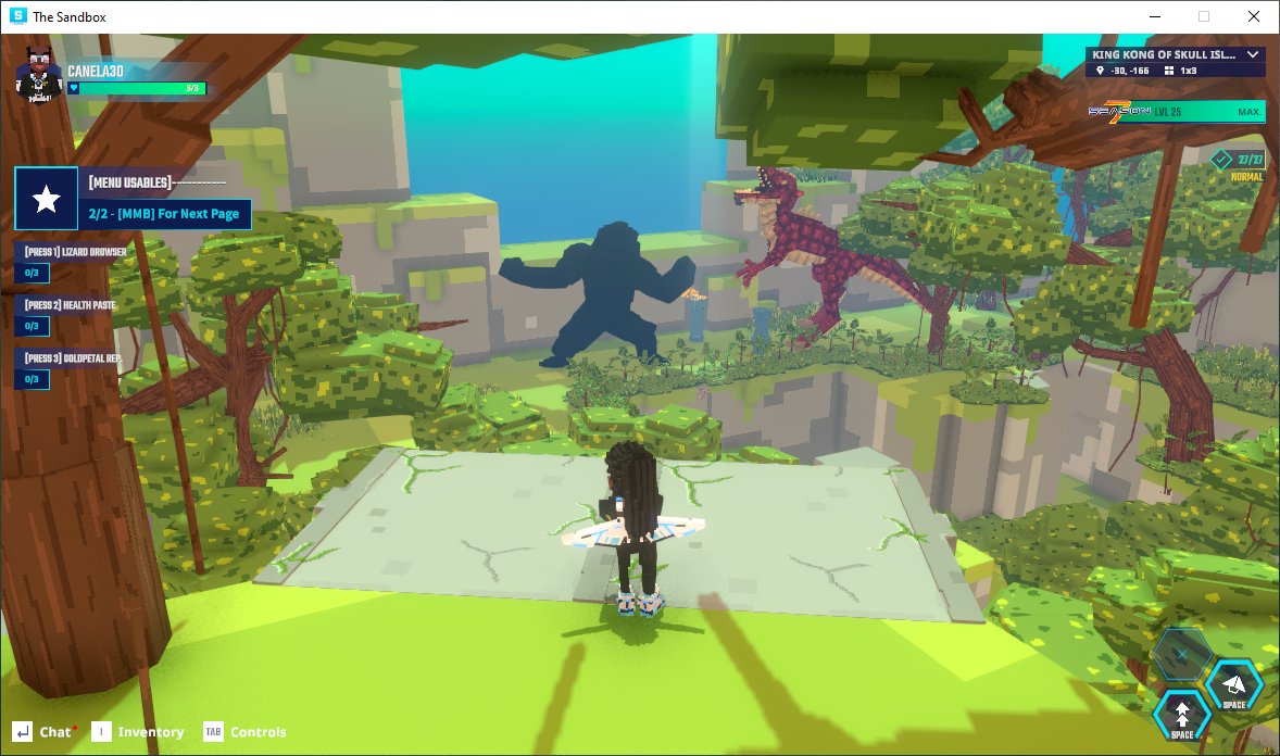 Canela60's tweet photo. Kong vs Gaw is absolute chaos in The Sandbox Season 7—in the best way. @TheSandboxGame  https://t.co/CPF475s9lm #Season7 https://t.co/NYN80OvF7J