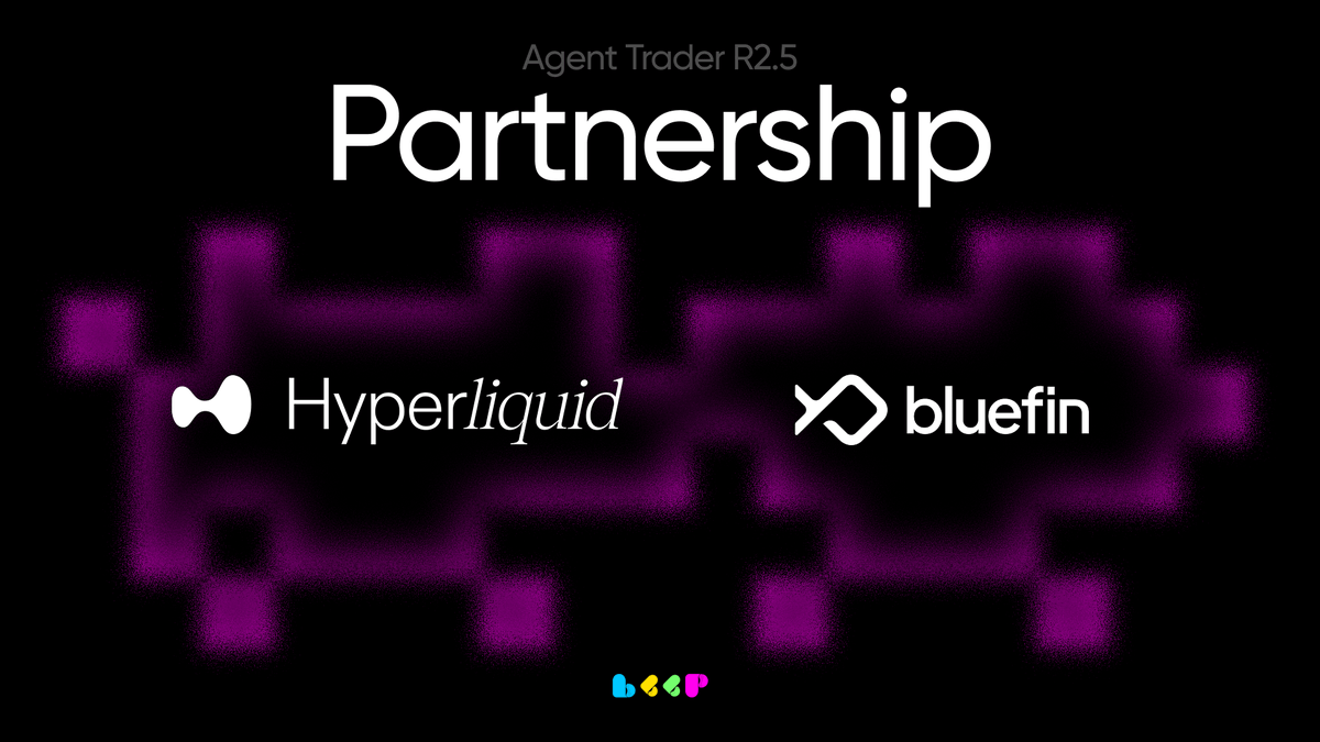 0xbeepit's tweet photo. 3/ Expanded execution layer

R-2.5 broadens our execution surface with @HyperliquidX + @bluefinapp

More markets. More opportunity. More flexibility for agent-driven strategies. https://t.co/6lIWIIgfb5