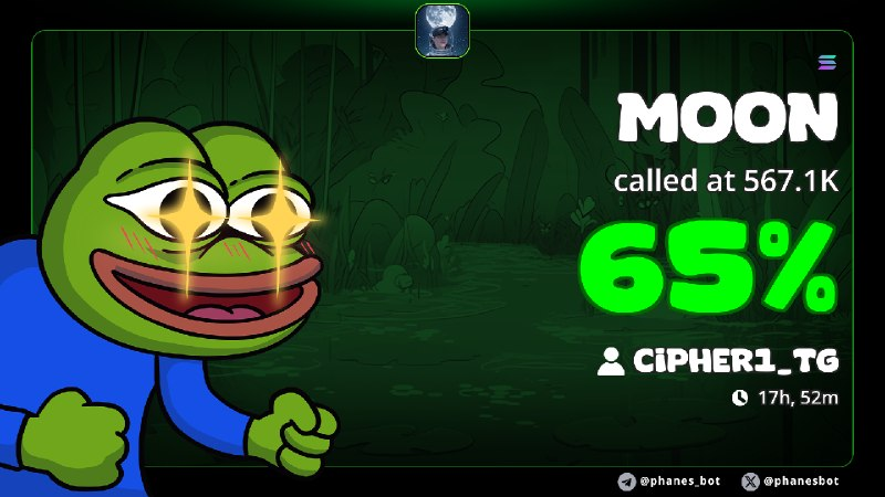 Top calls from the last 24h in <a href="/ciphergroup_/">Cipher</a> 

Join now and get calls like these for less than 50 cents per day

$PENGUIN @ 28K ➜ 53K Δ 2x
$BERT @ 57K ➜ 101K Δ 2x
$MOON @ 596K ➜ 959K Δ 2x
$GEM @ 339K ➜ 540K Δ 2x
$FINE @ 125K ➜ 189K Δ 2x
$JONATHAN @ 129K ➜ 192K Δ 2x
$ROCKET