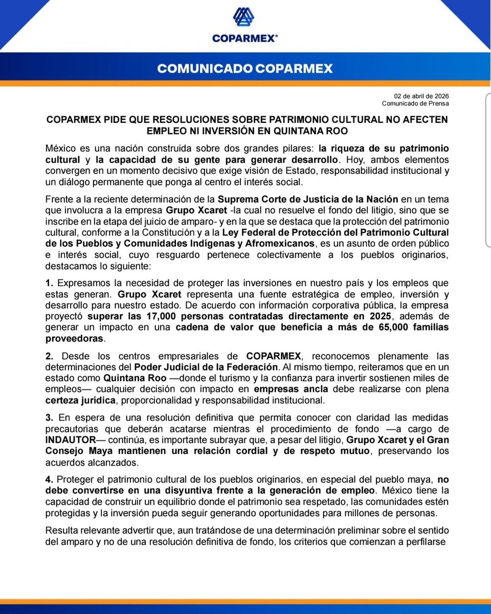 Coparmex Quintana Roo tweet media