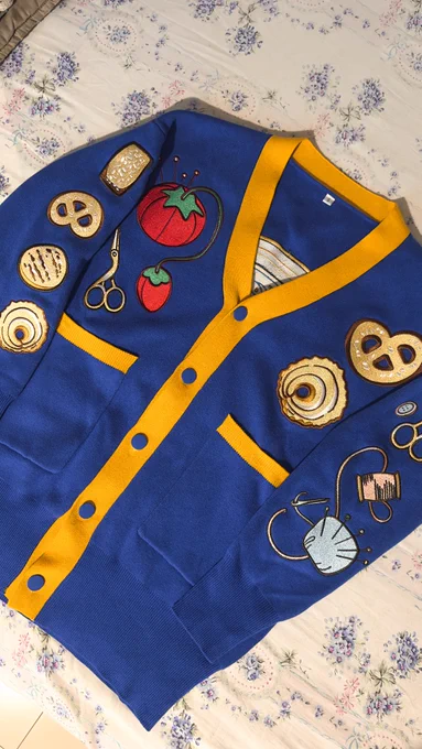 butter cookie cardigan!!!