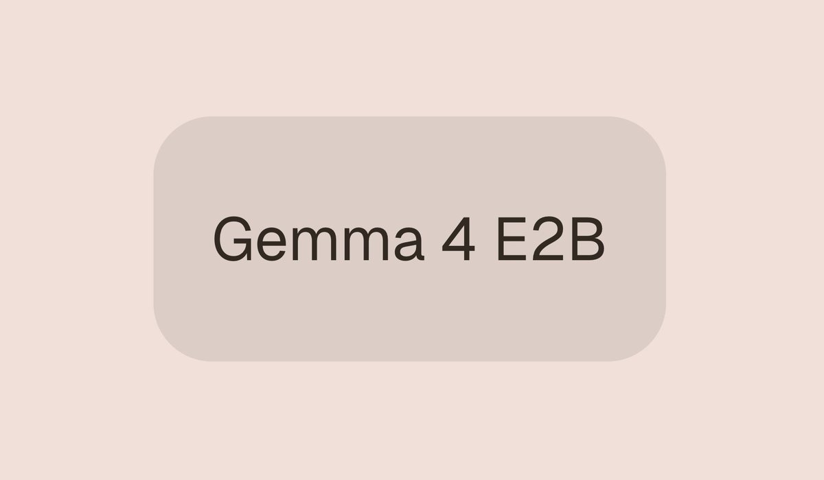 Gemma 4 E2B is an extremely interesting model, I dare to say even more so than the rest of the bunch. It's similar to when Google released Gemma 2 2B and everyone said "no way this thing is coherent", but it was.

E2B can write you software in realtime to run on your phone,