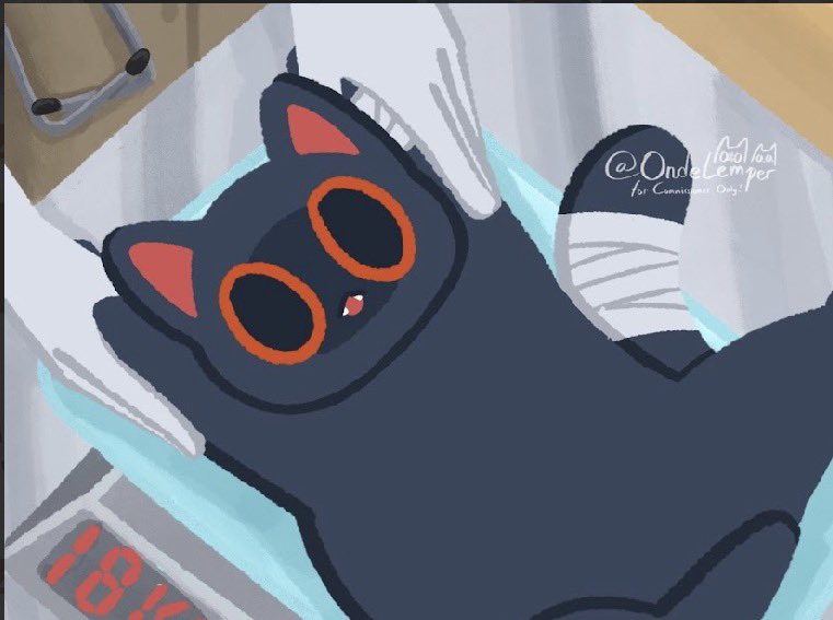 Sesame and Mochi my friend Sha drew for me based off a story I told her of my friend’s cat
#renheng #sesamemochi