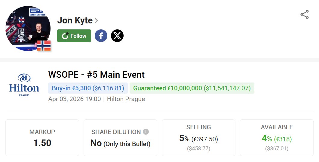 PokerStake tweet media