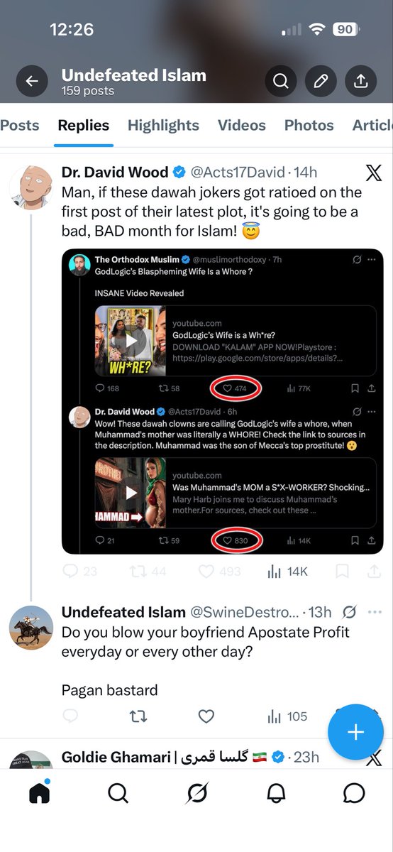 Undefeated Islam tweet media