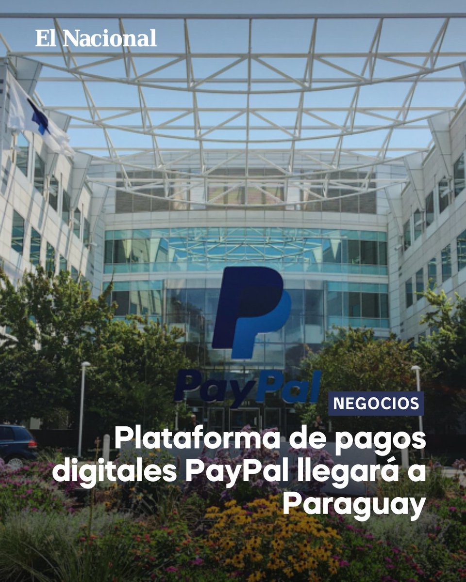 NEGOCIOS | 💵

🔹PayPal anunció el lanzamiento de PayPal USD (PYUSD) en 70 mercados a nivel mundial, entre ellos Paraguay,  dentro de las cuentas de PayPal. Esta stablecoin respaldada por el dólar permitirá a los usuarios enviar fondos a nivel global, con liquidaciones más