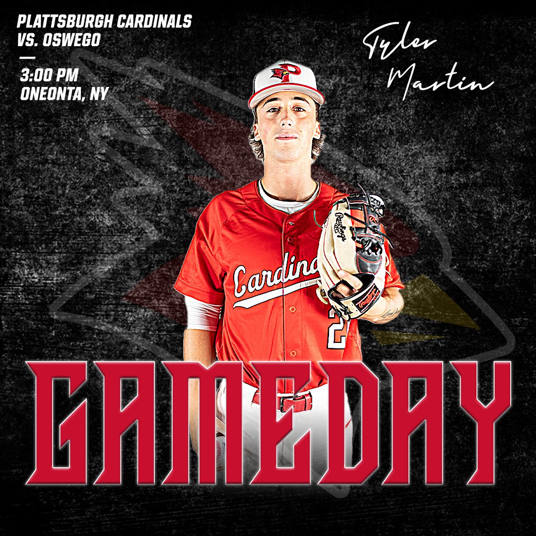 PlattsAthletics's tweet image. BB I SUNYAC Play!

The Cards take on Oswego at Oneonta as they return to conference play, first pitch set for 3:00 p.m.

#CardinalStrong #CardinalCountry