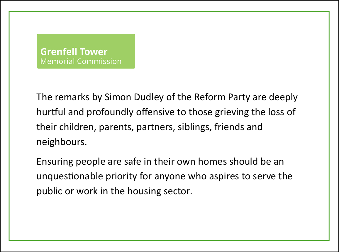 Grenfell Tower Memorial Commission tweet media