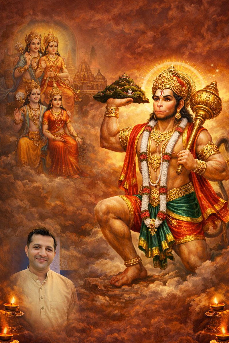 🚩 जय श्री राम 🚩
हनुमान जन्मोत्सव की हार्दिक शुभकामनाएं 🙏
पवनपुत्र संकटमोचन श्री हनुमान जी की कृपा आप सभी पर बनी रहे।
वे आपके जीवन में बल, बुद्धि, साहस और सफलता का संचार करें।
“बुद्धिहीन तनु जानिके, सुमिरौं पवन-कुमार।
बल बुद्धि विद्या देहु मोहिं, हरहु कलेश विकार॥”
#JaiShriRam🚩