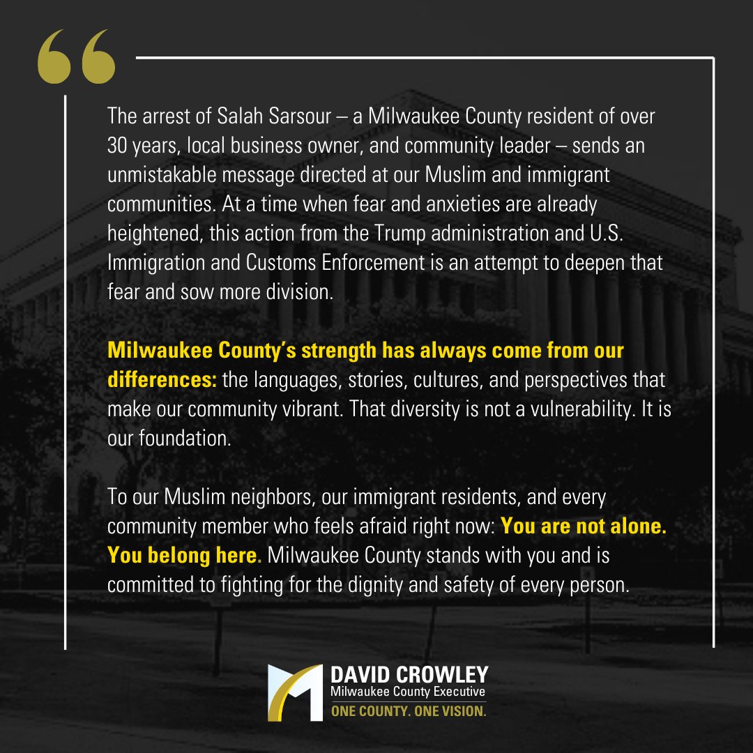 County Executive David Crowley tweet media