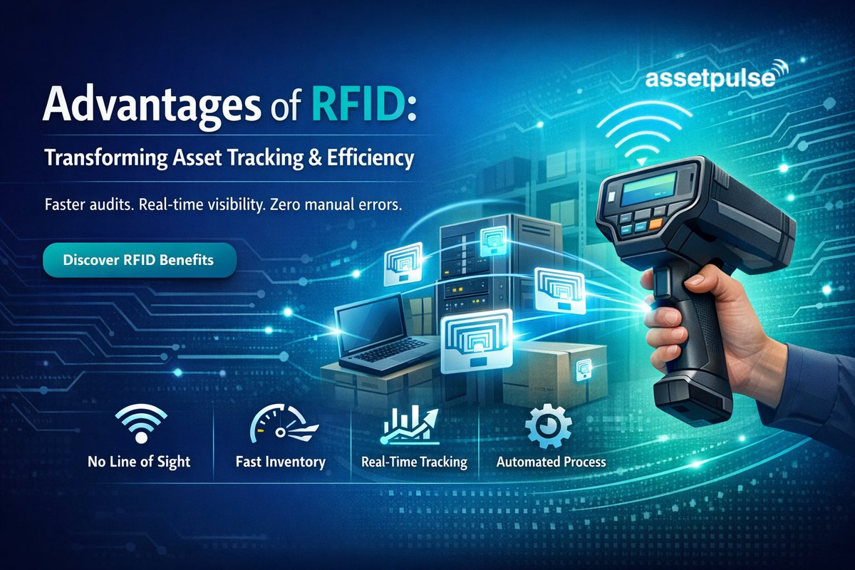 Still tracking assets manually? You’re losing time, money, and visibility.

Discover how RFID transforms asset management with:
✔ Real-time tracking
✔ Automation
✔ Better accuracy

Read now 👉 assetpulse.com/blog/advantage…

#RFID #AssetTracking #IoT #SupplyChain #RFIDTechnology