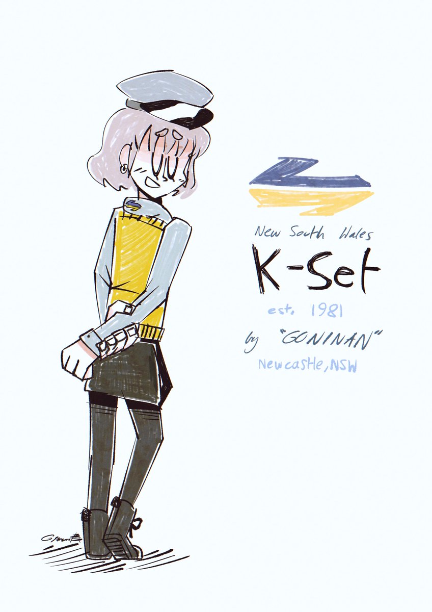 mottomotto05's tweet photo. Sydney Trains K Set.
Estd. 1981.10.
#鉄道擬人化 https://t.co/FfiRkQk6jN