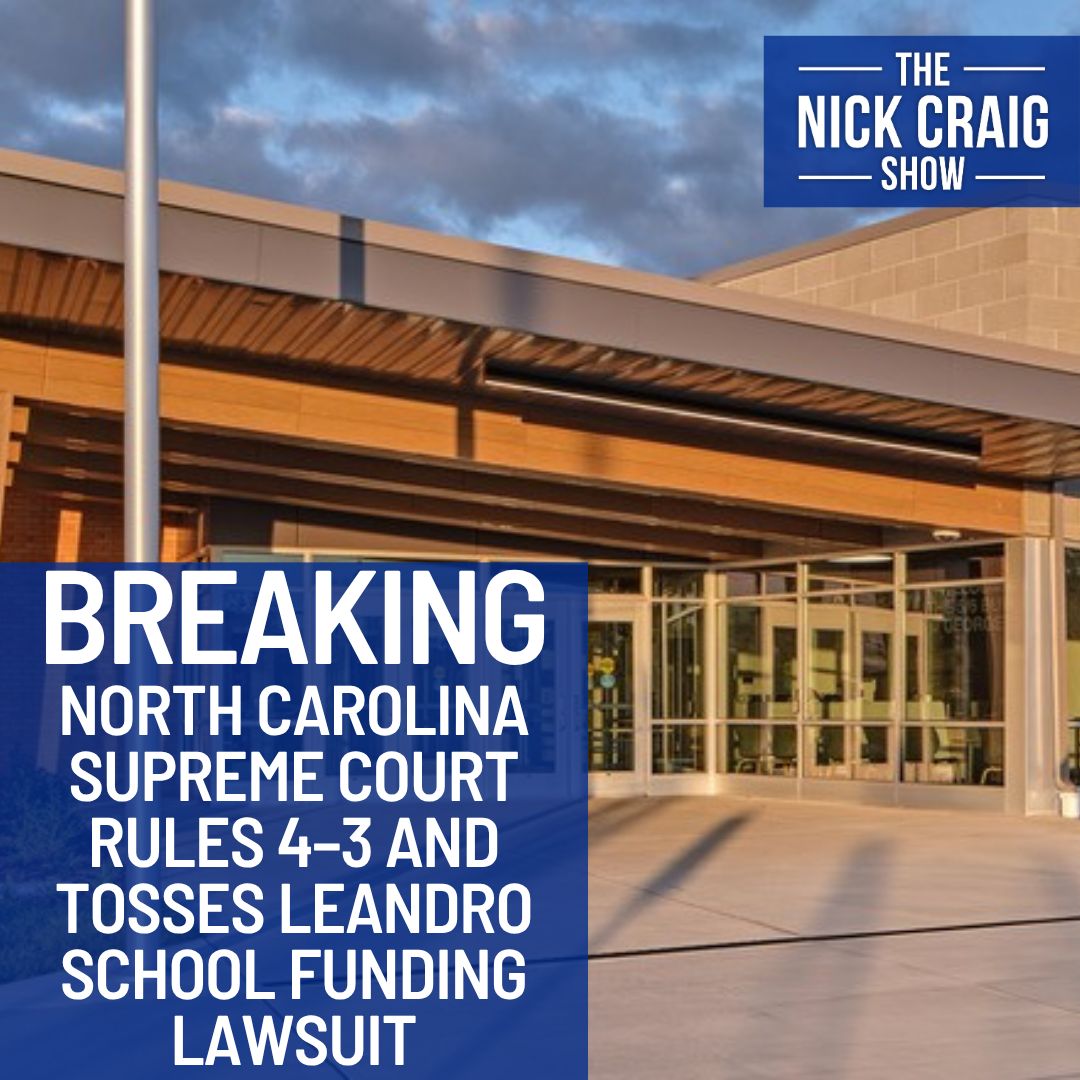 HUGE: The North Carolina Supreme Court rules 4–3 in the Leandro school funding case, saying it’s not the court’s role to settle policy disputes or set education policy. #ncpol #ncga