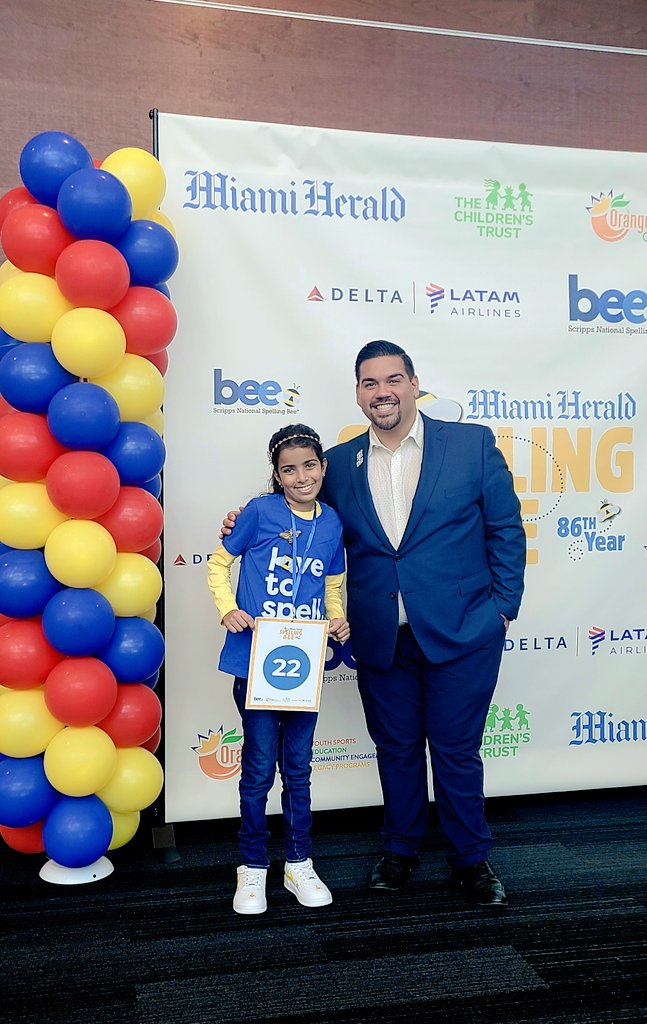 gewaifel's tweet photo. @miamiherald CONGRATULATIONS 
@Judie Elattar  from @somersetacademyinc @academica for winning top 6 among the BEST Middle school and Elementary spellers in Miami Dade County and Monroe Miami Herald Finalists. We are extremely proud of you STAR &amp; THE REAL CHAMPION https://t.co/4jlR2ZzR6V
