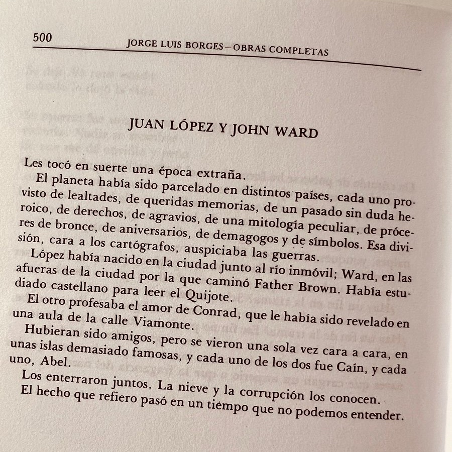 2 de Abril por Borges 🇦🇷☀️