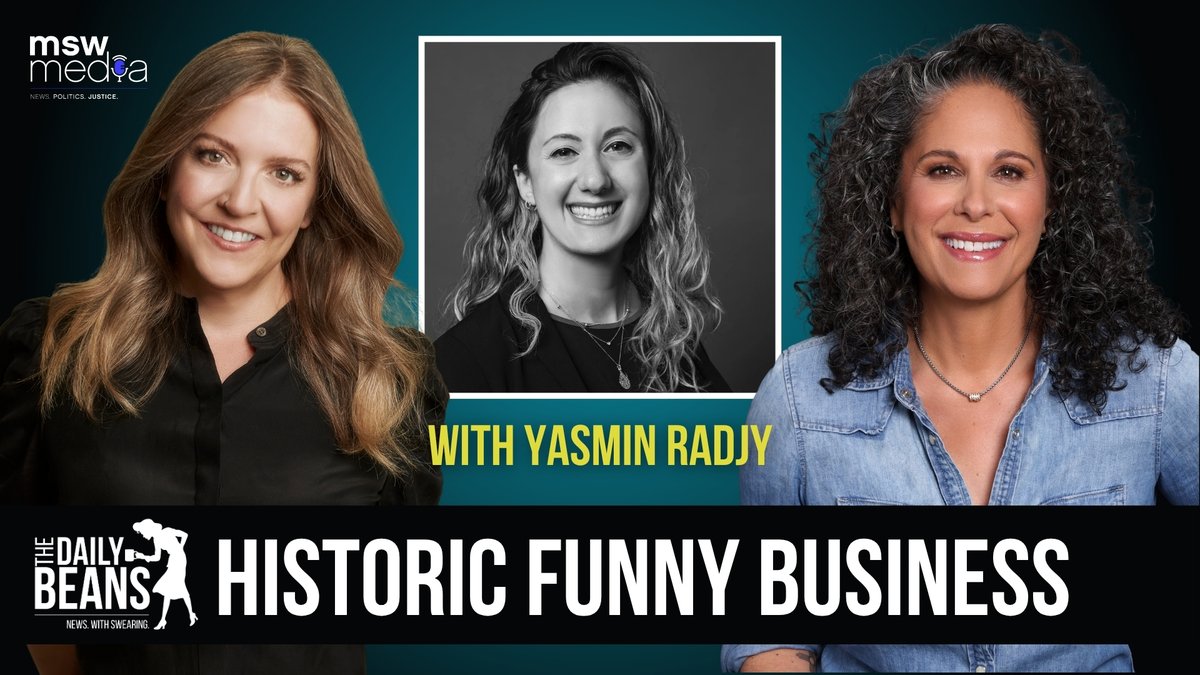 dailybeanspod's tweet image. 🚨New #Beans ☕️ with @MuellerSheWrote &amp;amp; @DGComedy  #MSWMedia

Guest: @yasminradjy of @swingleft 

Listen: the-daily-beans.simplecast.com/episodes/histo…