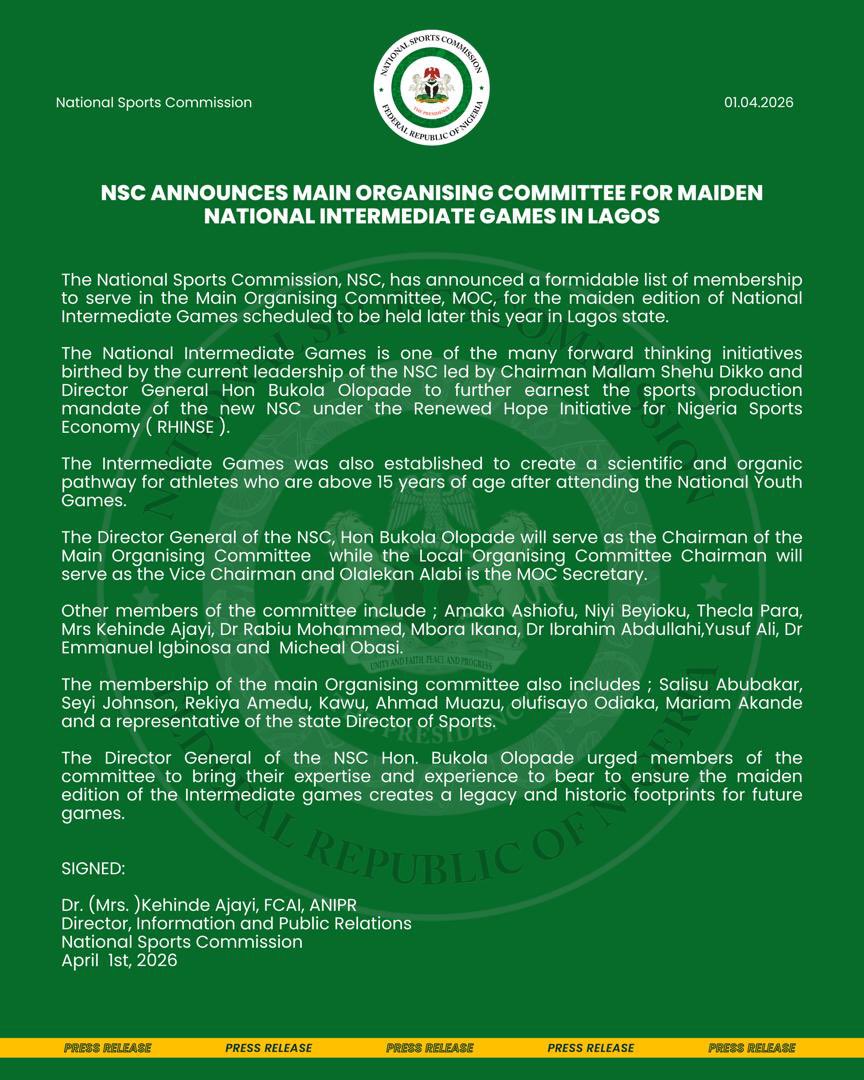 National Sports Commission tweet media