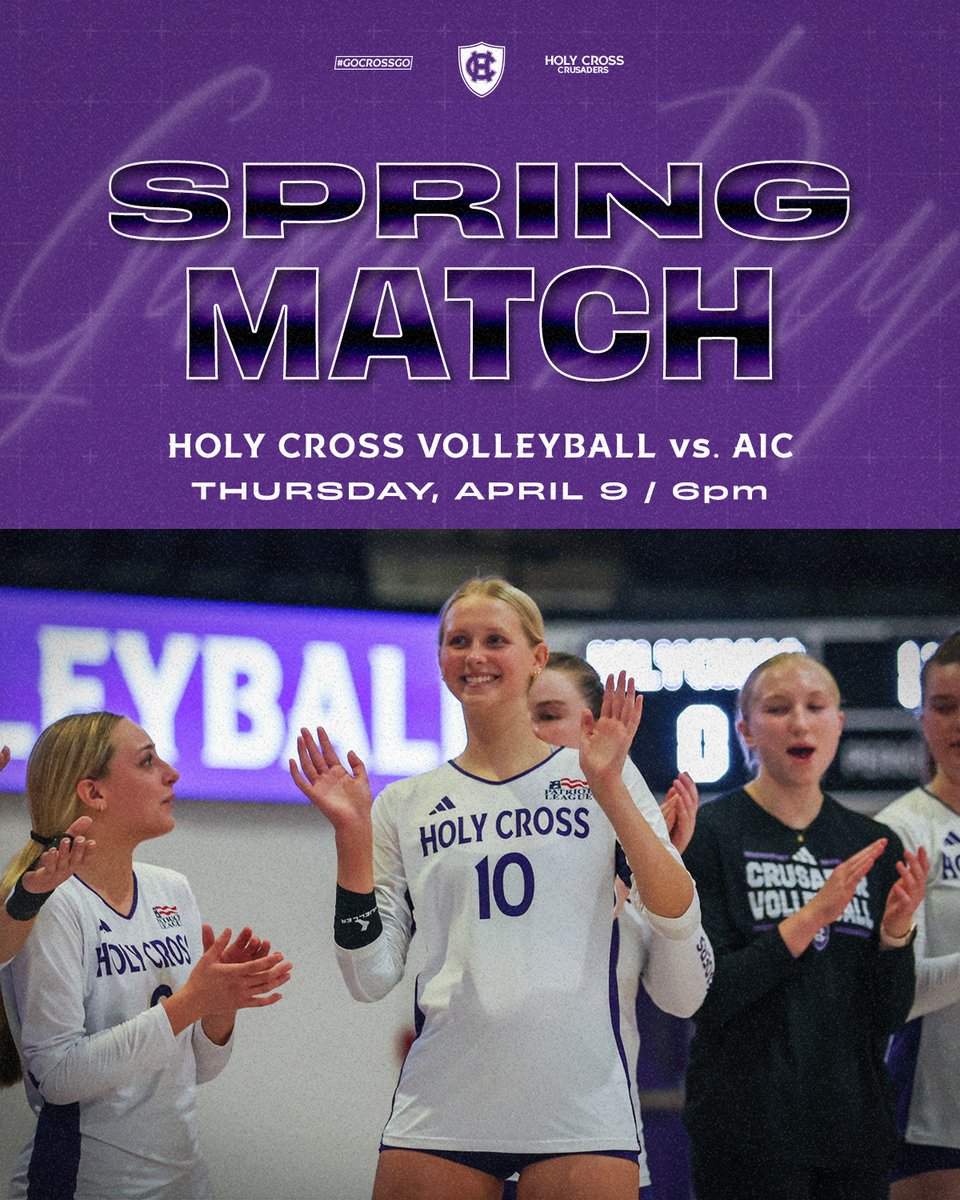 Holy Cross Volleyball tweet media