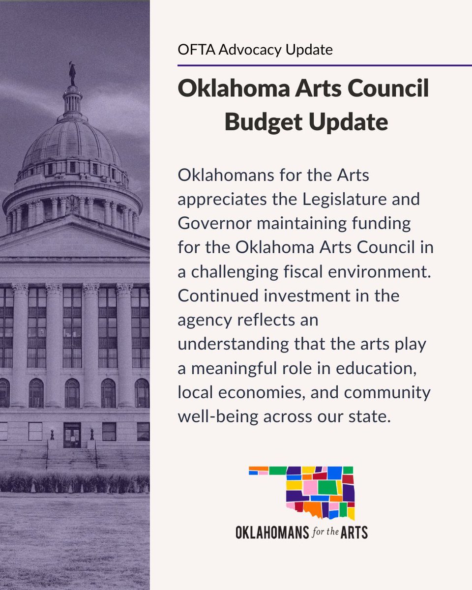 Oklahomans for the Arts tweet media