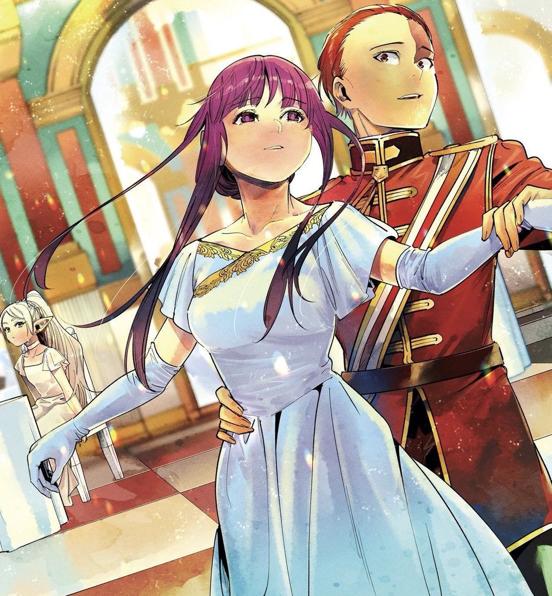 forever obsessed w this genre of frieren ship art