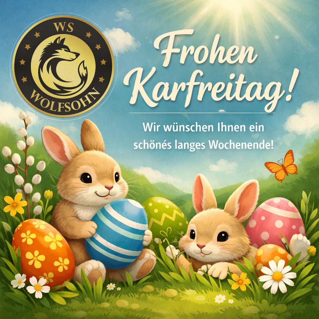 Wolf_sohn's tweet photo. Happy Karfreitag 🌿🐰

We wish you a peaceful and restful holiday and a relaxing long weekend. Take this time to recharge, reflect, and enjoy the arrival of spring! 🌼🥚

#Karfreitag #GoodFriday #SpringVibes #LongWeekend #B2B #Partnership #BusinessGrowth #SpringEnergy https://t.co/xERpWujO2E