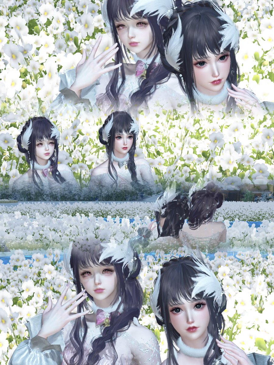 momofa_f's tweet photo. くれはちゃと初SS\(*ˊᗜˋ*)/♡
くれはちゃと最初会えた時に、���愛すぎてオデット姫？！って思った🦢🤍🤍
白に溶けるみたいな淡いブルーの染色が、ほんと綺麗で忘れられない🥺🤍🩵
トークは会えたの初なのに安定に楽しすぎて、終始爆笑しながら撮らせてもらった🥹🫶🏻幸せたいむありがとう💕
#逆水寒 https://t.co/ZrrztRafik