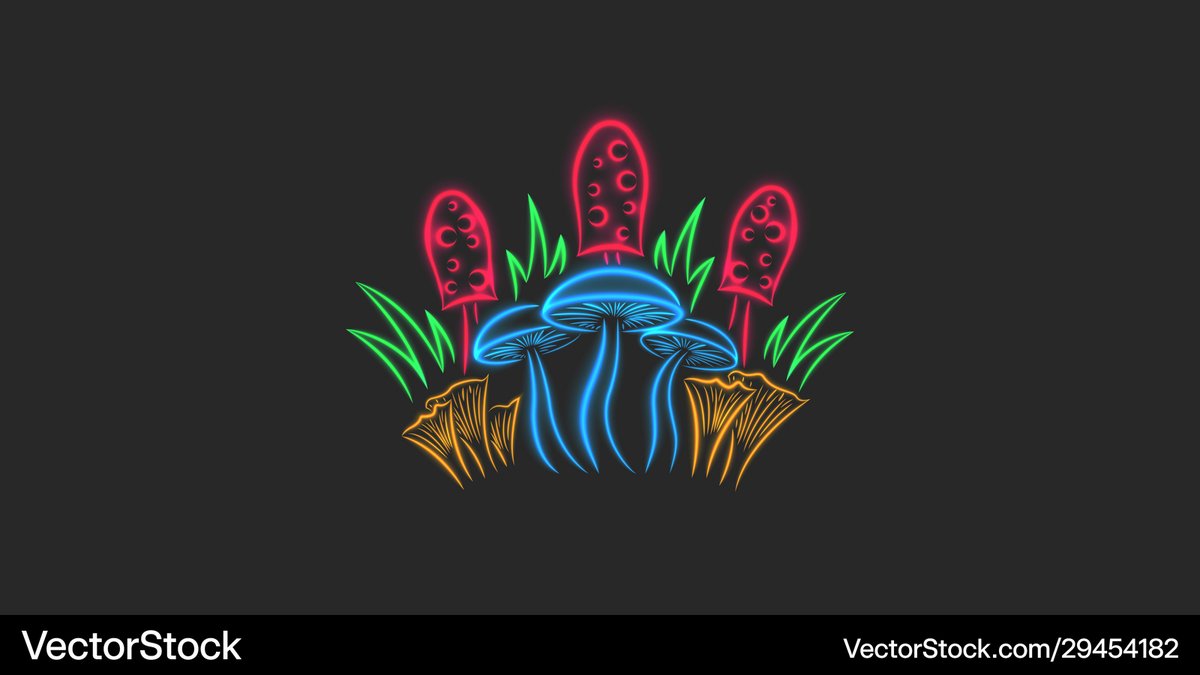 SyzSV's tweet photo. My Most Trending @VectorStock mushroom still life glowing neon sign from #VectorStock https://t.co/Lm8A2rkrml https://t.co/mqntEPO1g3