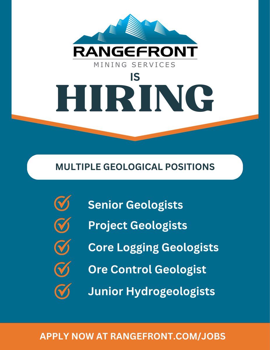 We're hiring geologists!

Current openings include:

✔ Senior Geologists
✔ Project Geologists
✔ Core Logging Geologists
✔ Ore Control Geologists
✔ Junior Hydrogeologists
…and more!

📍 Positions available nationwide.

Apply today: na2.hubs.ly/H04fZWz0