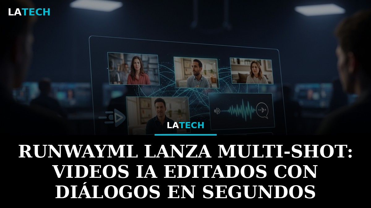 latecnologialat's tweet image. 💡 RunwayML lanza Multi-Shot: videos IA de 15s con diálogos y efectos, desde texto.

#RunwayML #MultiShot #AI #VideoEditing #LaTecnologia
latechnologia.com/dossiers/dossi…