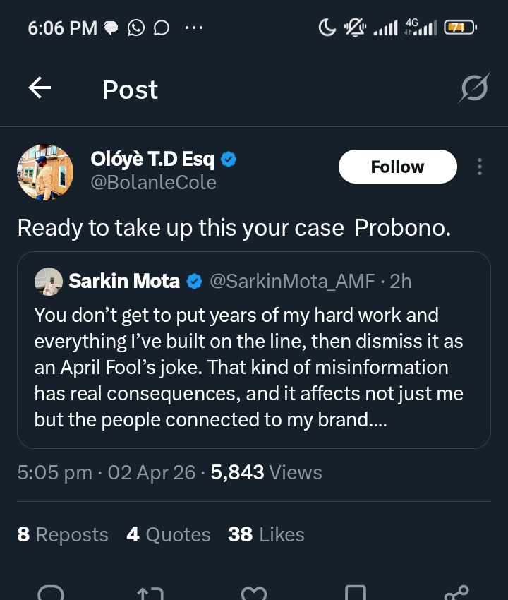 _Omalicha_nwa's tweet photo. See why I love southern people ehh?? Anything that brings food to their table, they don't joke with it!! He is a Barrister, a very intelligent one. He saw this opportunity and quickly embraced it. Now the question is, Arewa Barristers and lawyers, where are you?? Your own is being  defamed and no one can quote to offer services. You always want people to come to you as per IGWEEEEE. Oya na. No show yourself... No show what you can do... Dey play!