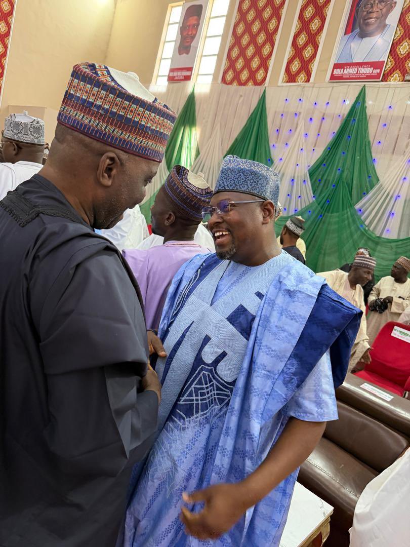 AbbasUbaSaraki's tweet photo. Strategic Engagement with Kano South Party Leaders

Hon. Abbas Uba Saraki joined other stakeholders in accompanying Sen. Abdurrahman Kawu Sumaila to a meeting with party leaders from Kano South at Government House, Kano.

The engagement focused on coordination within the party, regional priorities, and the direction of political activities across Kano South.

It also served as an opportunity for stakeholders to align on issues affecting communities in Sumaila and Takai.