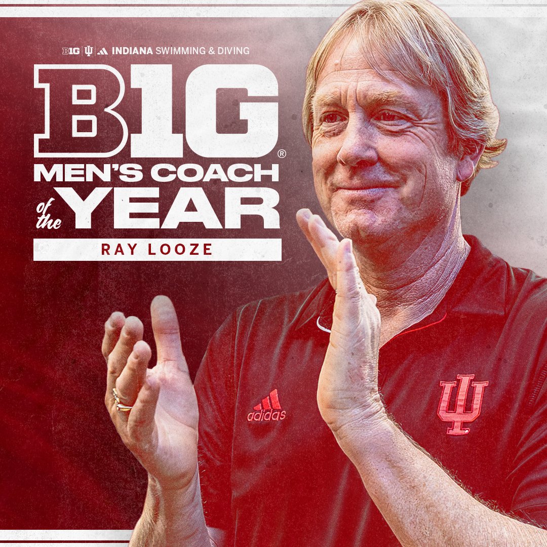 Five straight for <a href="/IURayLooze/">Ray Looze</a>:

✅ Big Ten Championships
✅ Top Five NCAA finishes
✅ Big Ten Coach of the Year