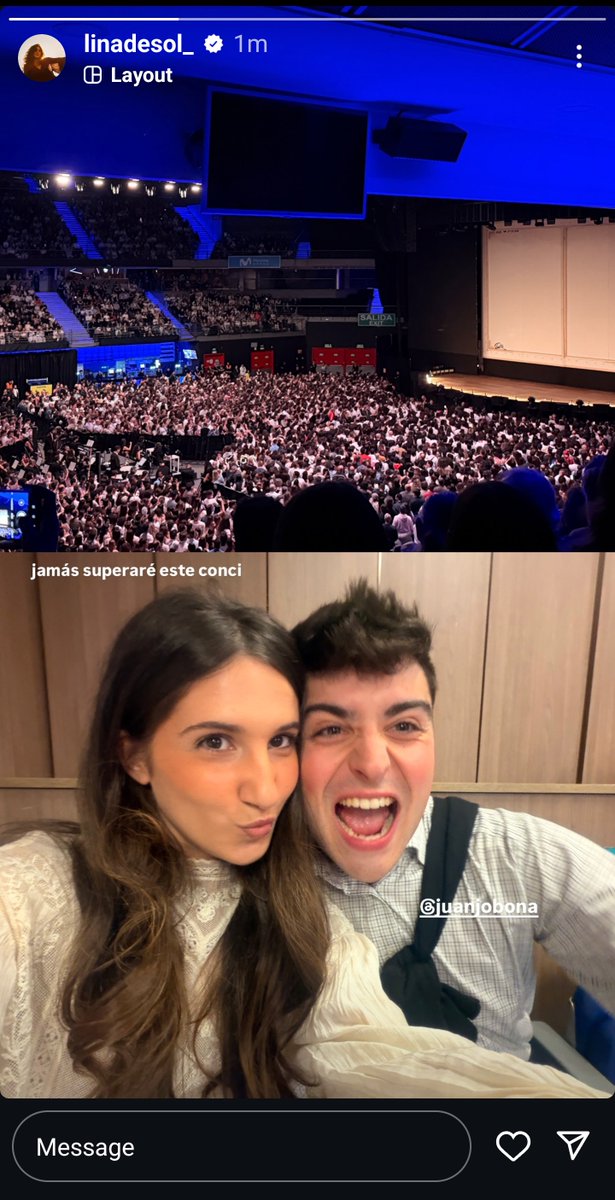 Majos23always's tweet photo. Que mono fue al concierto de rosalía con Lina 🥹 https://t.co/rhnOJT2zW7