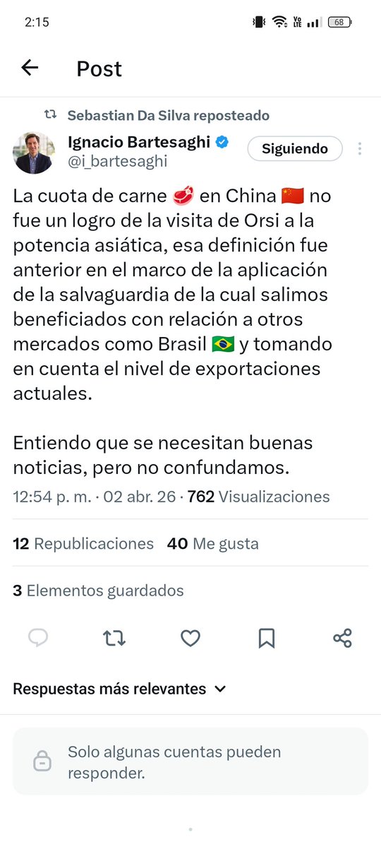 Raúl Guillermo Costa Iguini tweet media