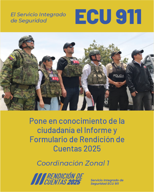 Coordinación Zonal 1 - ECU 911 Ibarra tweet media