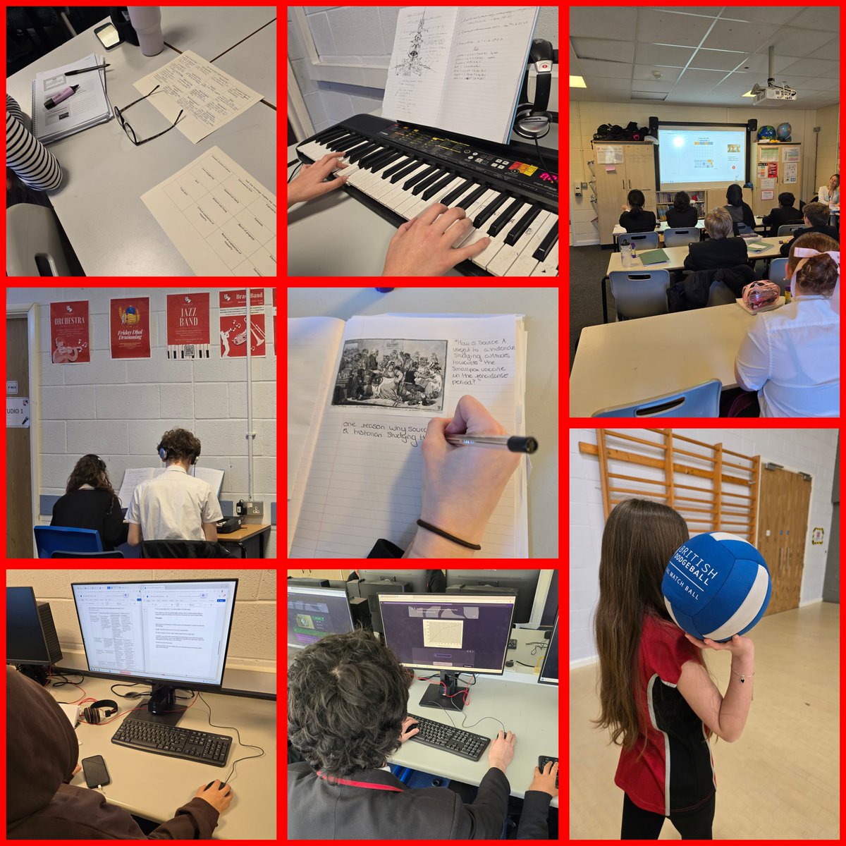 lawnswoodschool's tweet photo. A great last day of term - lessons on observed behaviour (Y13 Psychology); composition (Y10 music); the anthropocene (Y7 geography); dodgeball (Y8 PE); sexual health (Y13 H&S Care); use of sources (Y10 history) - well done, everyone! #readytolearn https://t.co/q564ywFfni