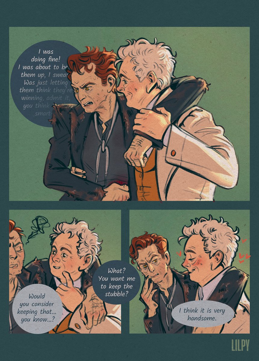 👀 Would You...? 🧔‍♂️  

Aziraphale has priorities and and I think they're extremely valid.  

#GoodOmens3 #aziracrow
1/2