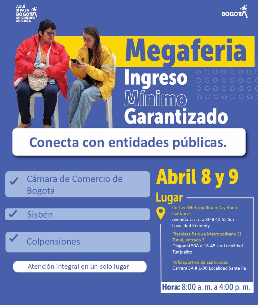 Secretaría Distrital de Integración Social tweet media