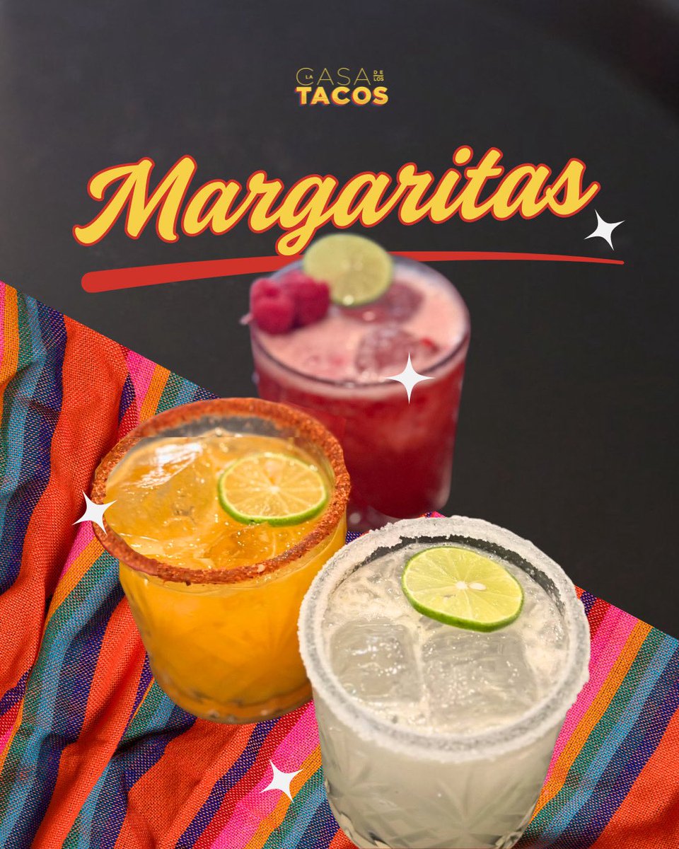 casadelostacos's tweet photo. ¿Margaritas refrescantes? El toque perfecto para tus comidas. 🍹

Pídelas shaken o frozen de limón, tamarindo, mango o fresa. ✨

#casadelostacos #margaritas #coyoacan #gastronomiamexicana https://t.co/yNtq5IRbZF