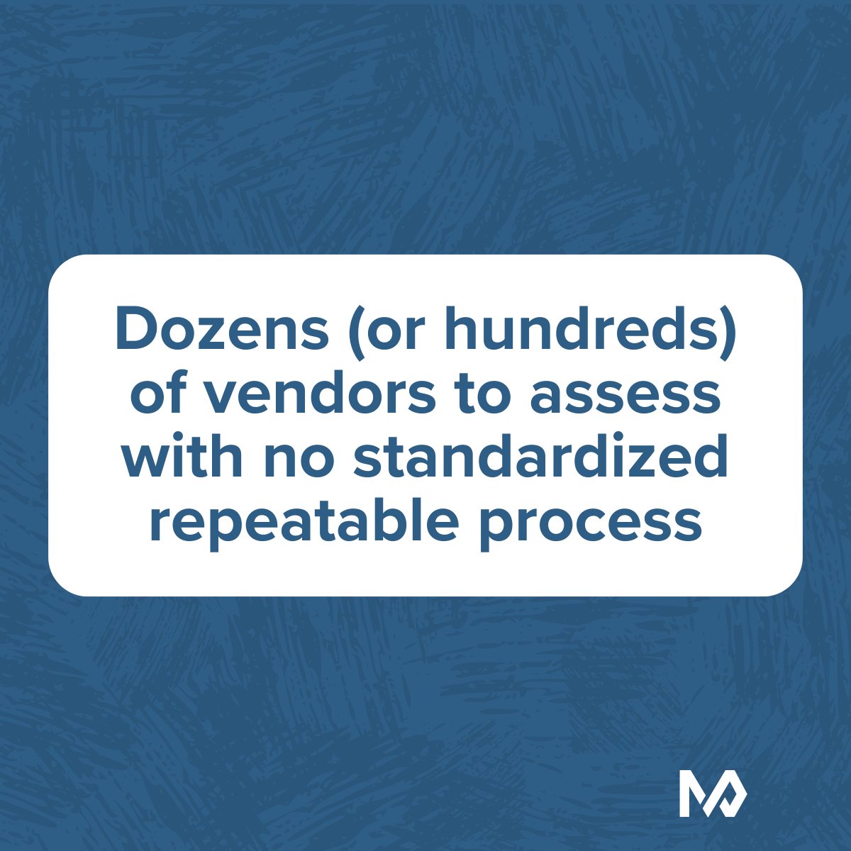 MEGAPLANIT's tweet photo. Vendor risk is one of the biggest hidden compliance challenges.

It’s not just the number of vendors, but the lack of structure to manage them, which turns into a constant cycle of chasing answers.

Want help turning chaos into a scalable, repeatable process? https://t.co/tmfBwpsWAu