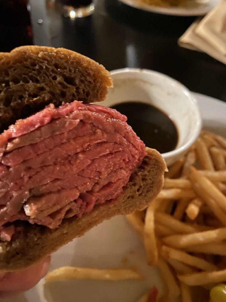 Close up on our famous French Dip! #Stockton