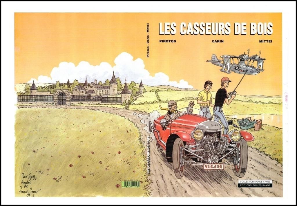 Autrementditedi's tweet image. Carin : Illustration offset Couverture Les casseurs de bois. Signée ! Agrémentée d'une dédicace manuscrite.
#aéromodélisme, #veterancarclub, #oldcar #tricycle #BD #CARIN #Mittei #Piroton A vendre au profit d'une association sans but lucratif.