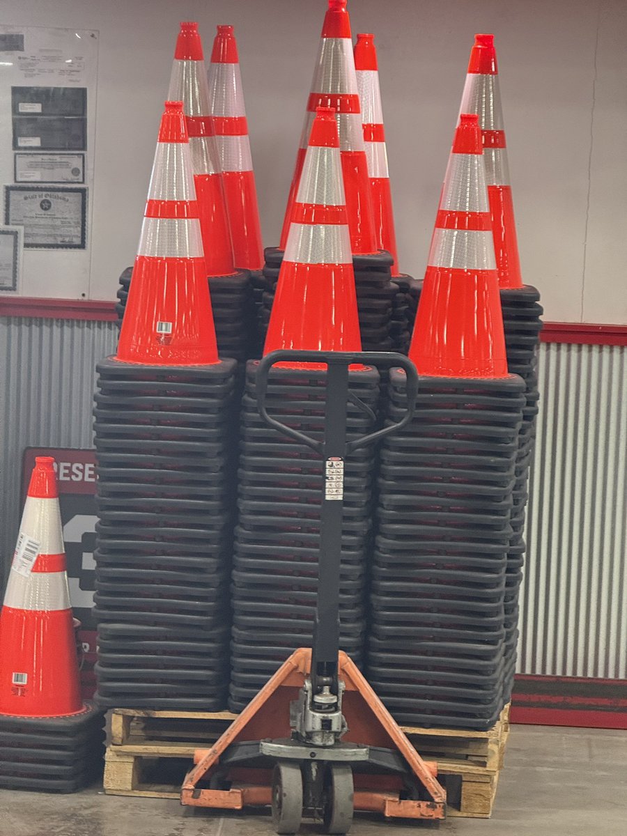 CodySpurlock's tweet photo. In case there is a need for more cones, our local @Atwoods_Stores store has plenty!!! #hoistthecone @PatMcAfeeShow @Paul_Skenes https://t.co/FWtmRnnrRh