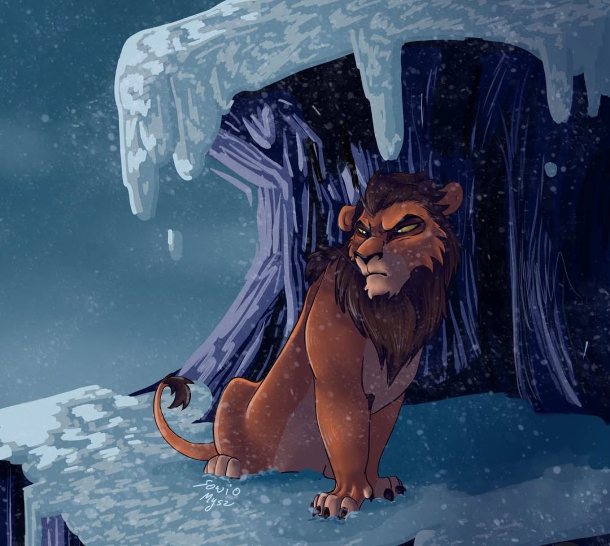 SowiaMysz's tweet image. Young Scar from Mufasa the Lion King 
I drew it in October. 
I don't finish new picture yet, but I thing it will be done tomorrow.
#thelionking #Scar #Mufasa #digitaldraw #art #TheLionKing #lion #lioness