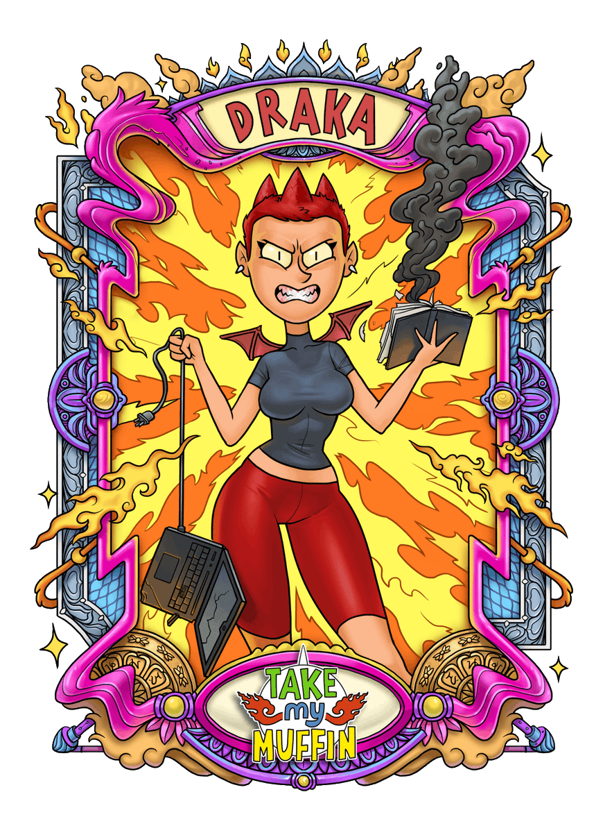 My champion is Draka!

Iron-willed demon lawyer keeping things legally airtight. Your discipline and fierce loyalty held the team together in the inferno.

Pick yours: quiz.tmm.world