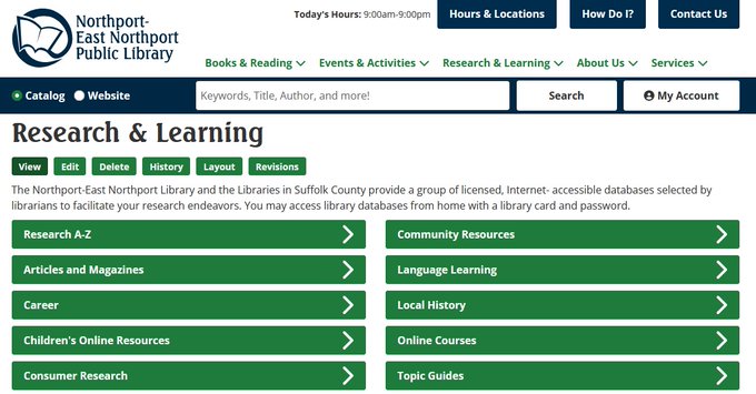 The Northport-East Northport Public Library tweet media