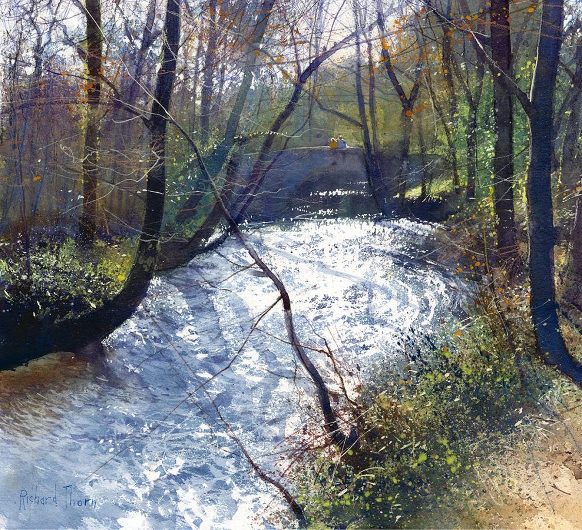 l30unc3's tweet photo. "Immerse in the silent symphony of a watercolor forest—where light dances on paper, and every brushstroke breathes quiet magic.  #ArtExperience #WatercolorWonders" https://t.co/V3b0hI9Tbv