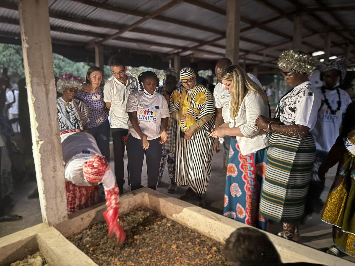 OliviaHantz's tweet image. Launching Phase II of the EU-funded (INTPA) #UNITE programme in northern Côte d’Ivoire 🇨🇮

Implemented by @WFP_Cotedivoire &amp;amp; @UNHCRCIV , #UNITE is helping bridge humanitarian assistance and long-term development—supporting livelihoods, food security &amp;amp; social cohesion for refugees