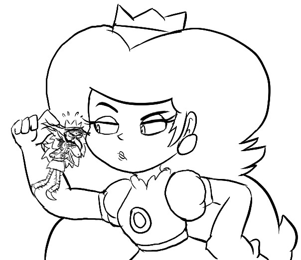 👑 Daily Princess Toadstool Doodles 🍄 tweet media